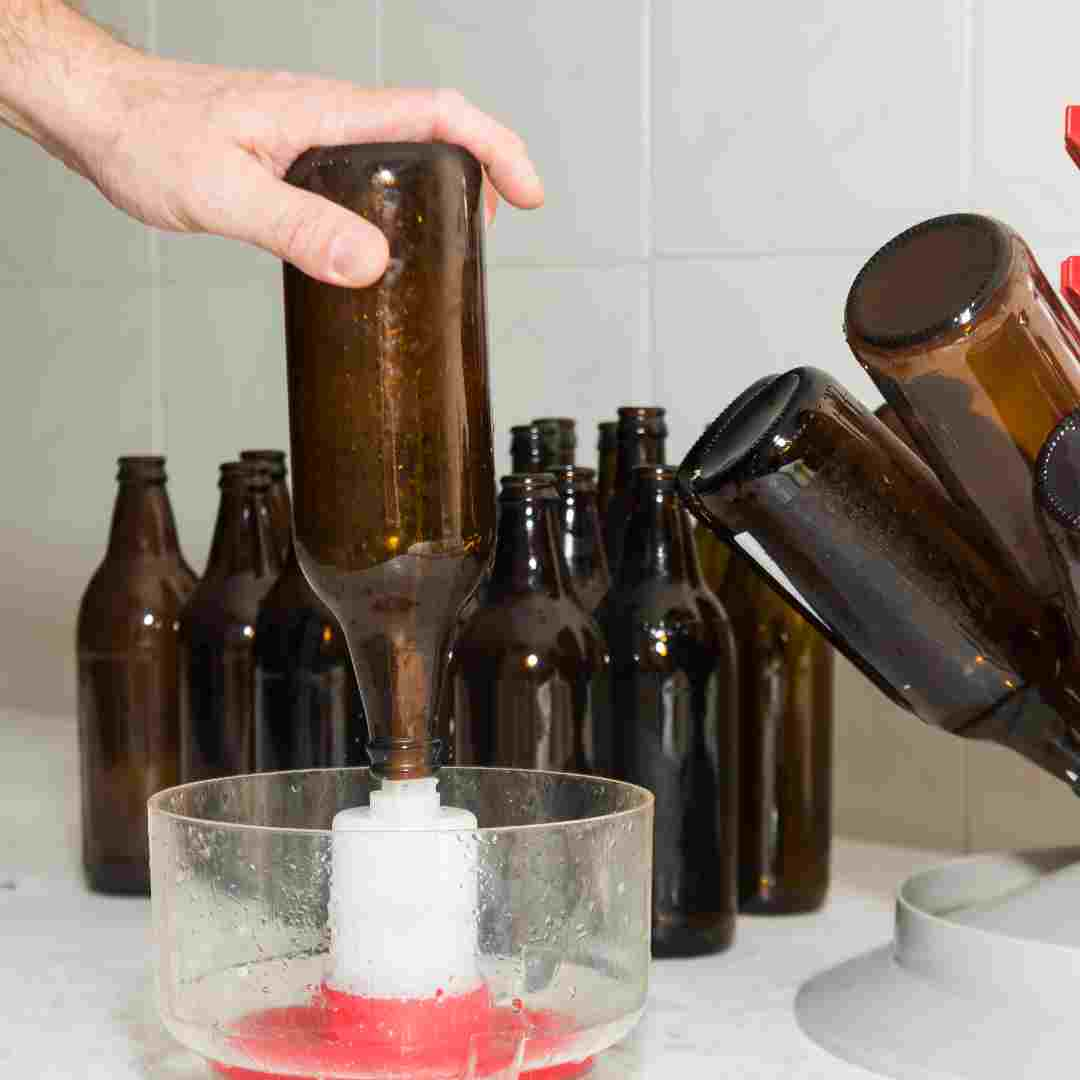 how to clean home brew bottles